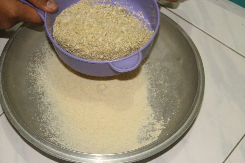 pembuatan tepung biji durian