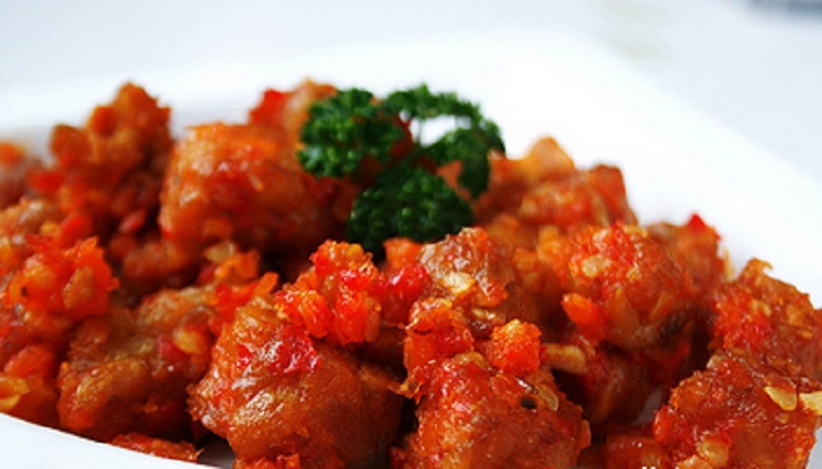 Cara Membuat Bakso Sayur Bayam Balado