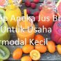resep aneka jus buah untuk usaha