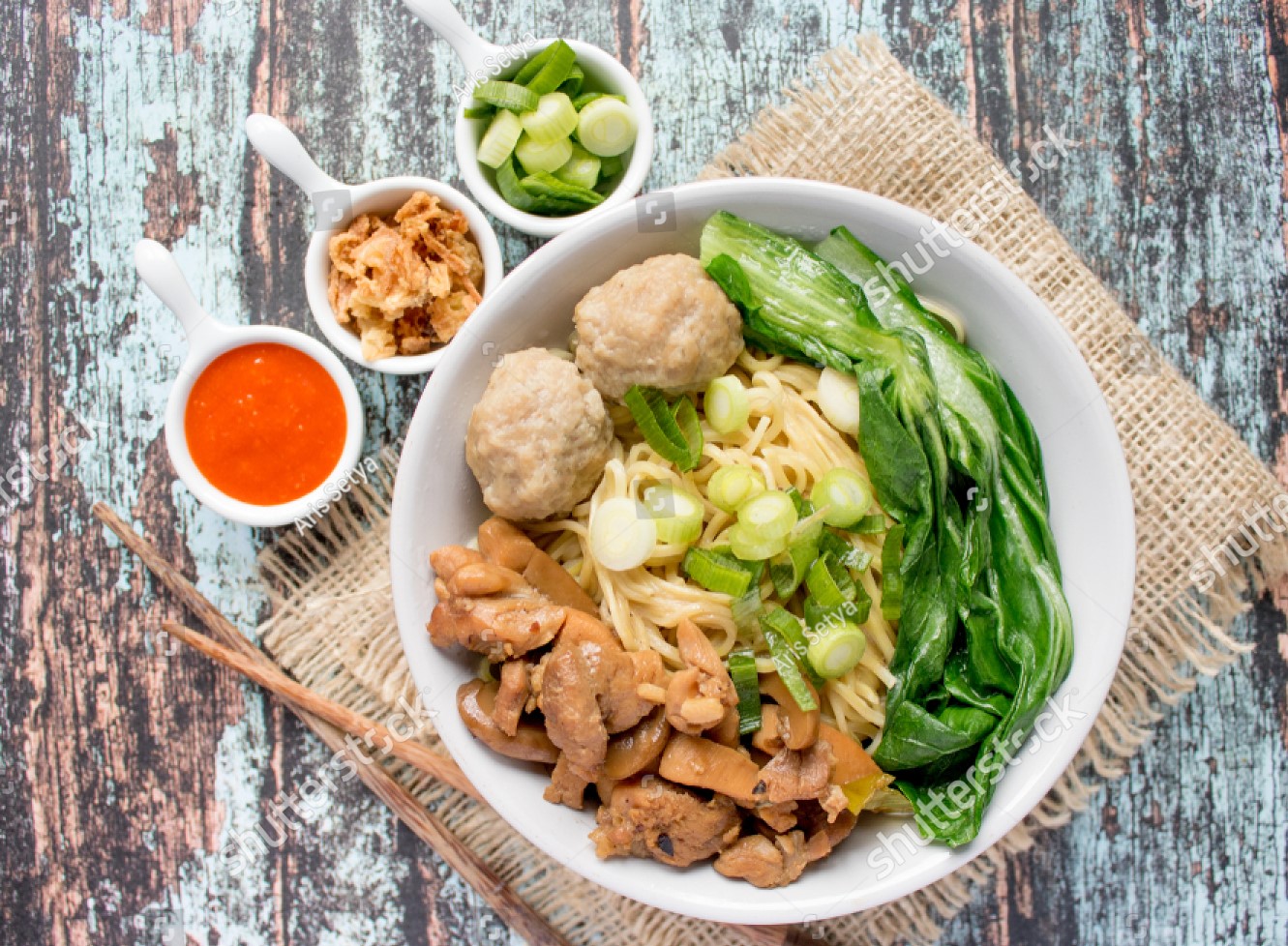 resep mie ayam bakso