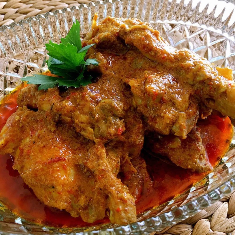 resep rendang ayam padang sederhana