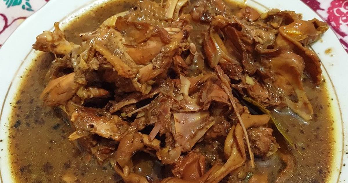 Resep Brongkos Ayam