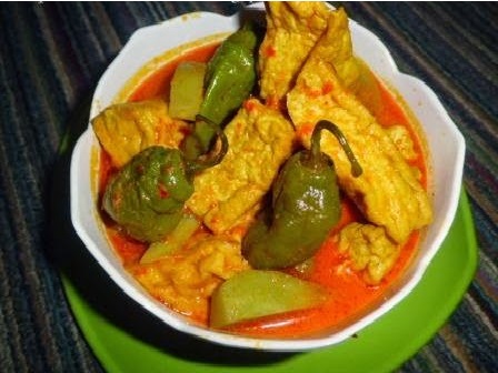 Resep Sayur Tahu Santan Cabe Ijo