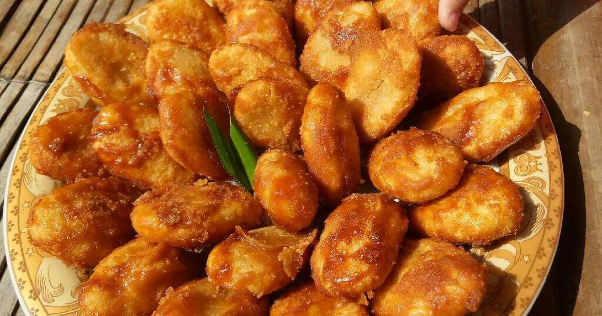 cara membuat kue gemblong ketan hitam