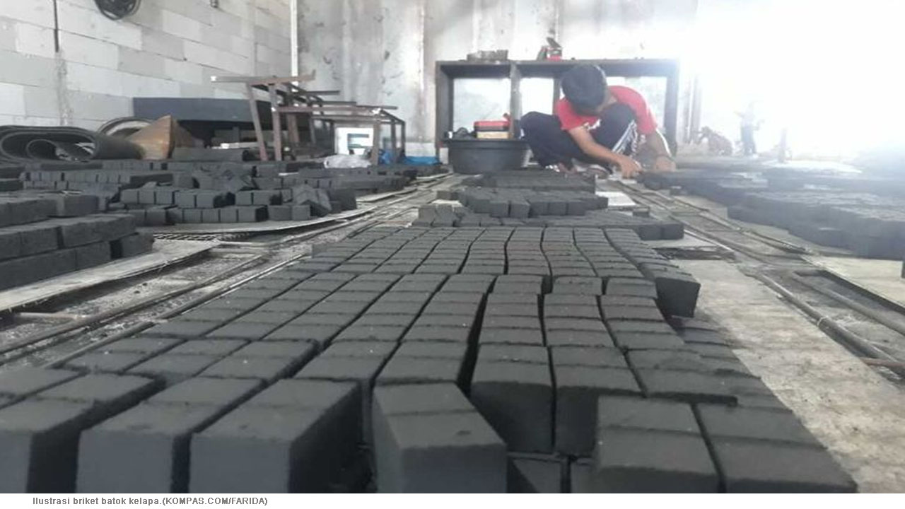 cara membuat briket batubara