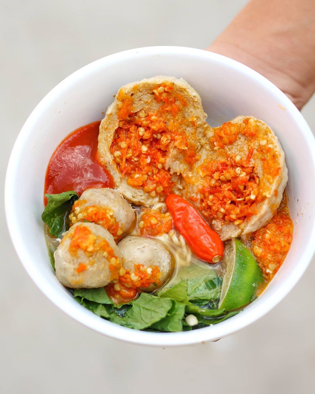 Cara Membuat Sambal Bakso Lava