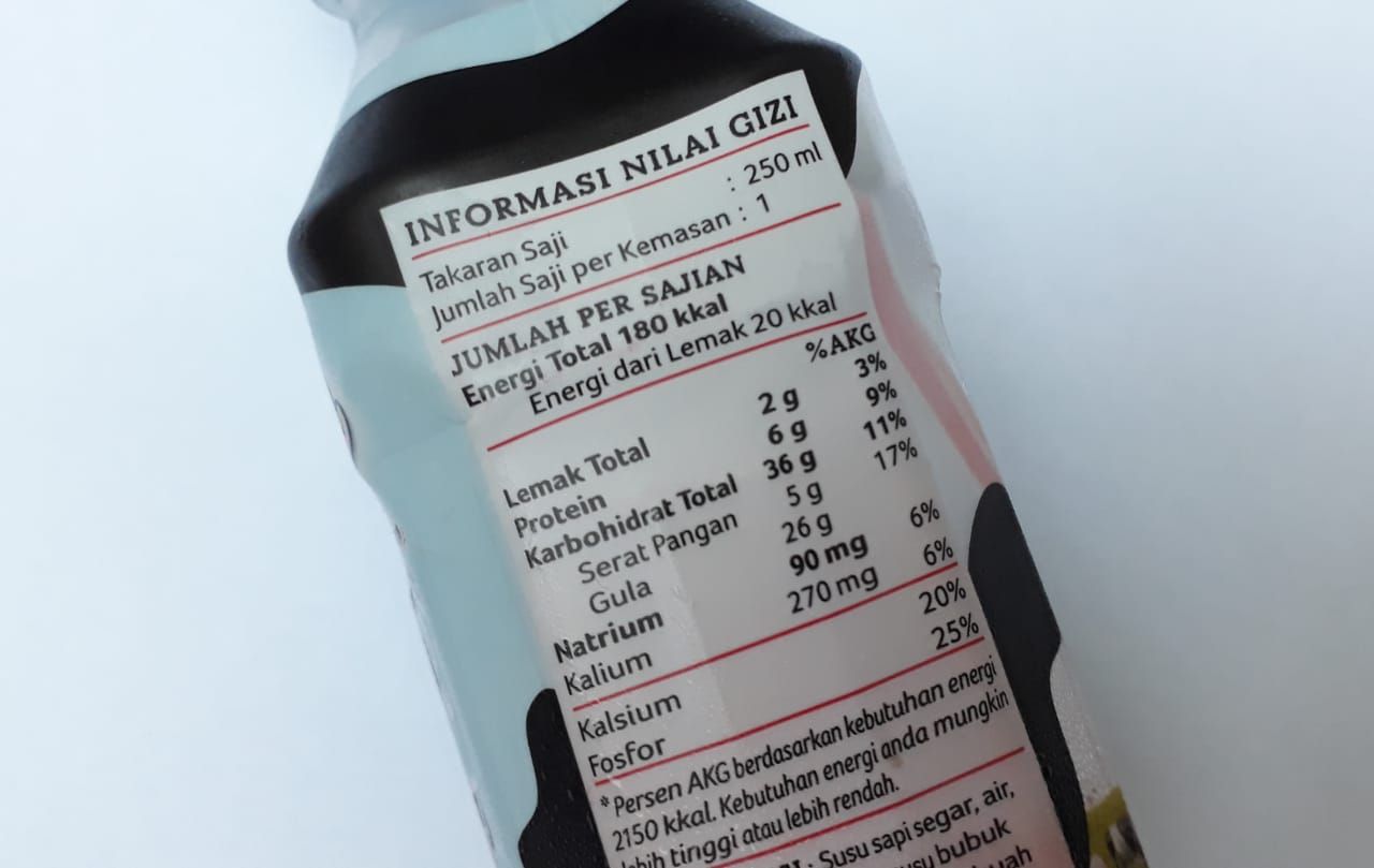 informasi pada snack