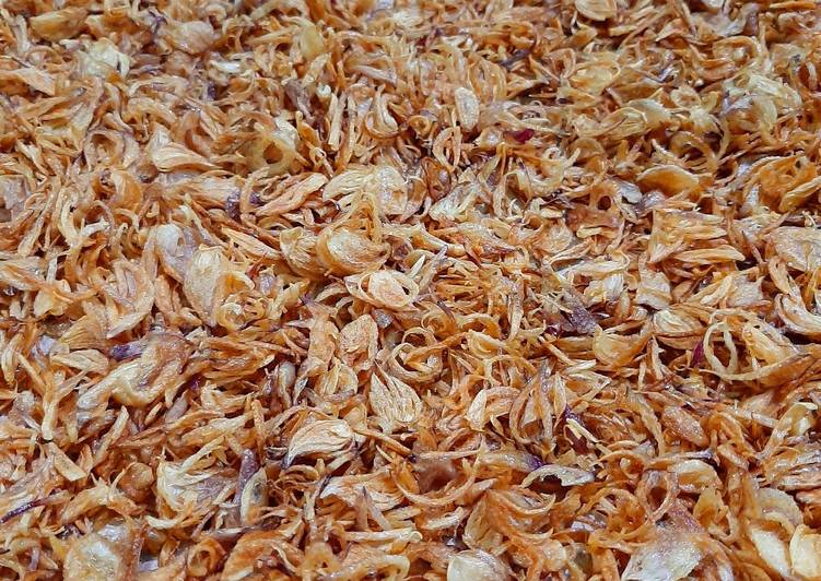 Resep bawang goreng tidak berminyak