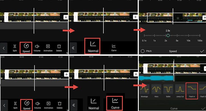 cara edit video di capcut