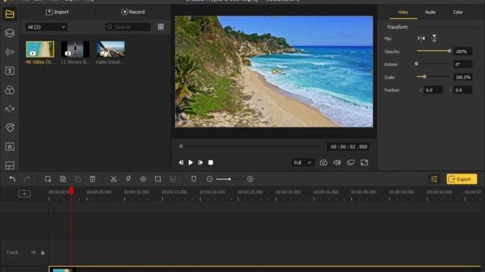 aplikasi edit video pc ringan