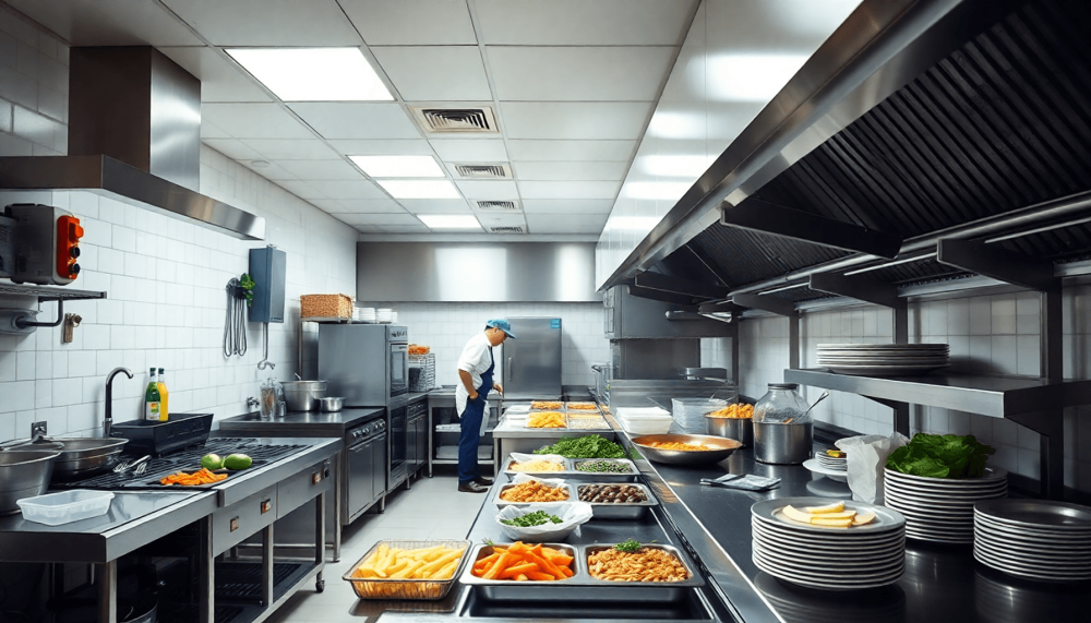 Pembagian tugas tim kerja dapur MBG