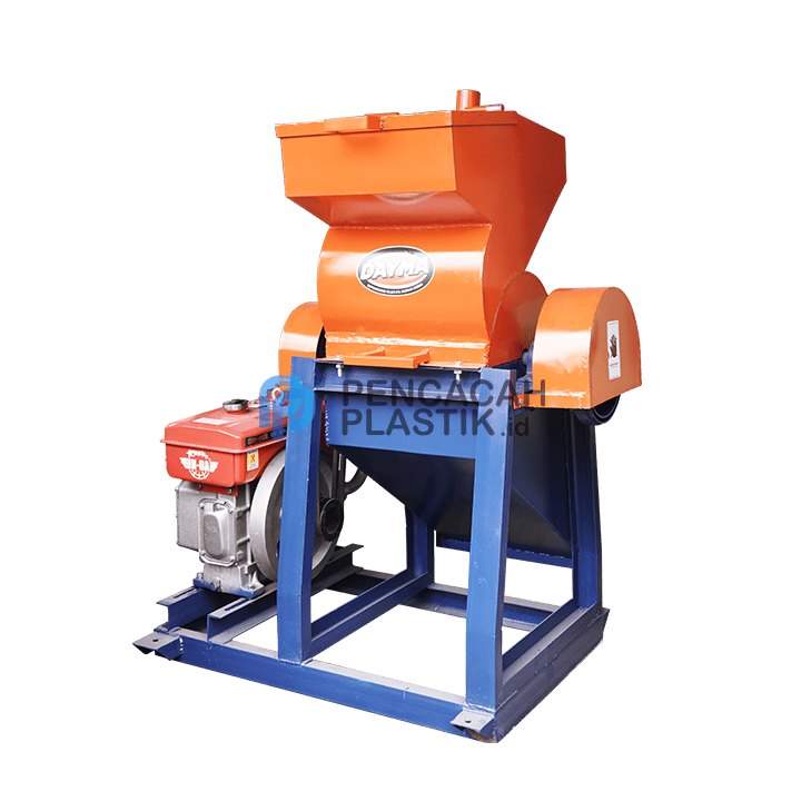 mesin pencacah limbah plastik